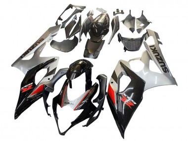 Erschwingliche Suzuki GSXR 1000 Motorrad Verkleidung 2005-2006 - Schwarz Grau Rot