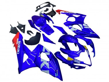 Erschwingliche Suzuki GSXR 1000 Motorrad Verkleidung 2005-2006 - Blau Gelb Weiss Rot Motul