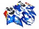 Erschwingliche Suzuki GSXR 1000 Motorrad Verkleidung 2005-2006 - Blau Gelb Rot Weiss