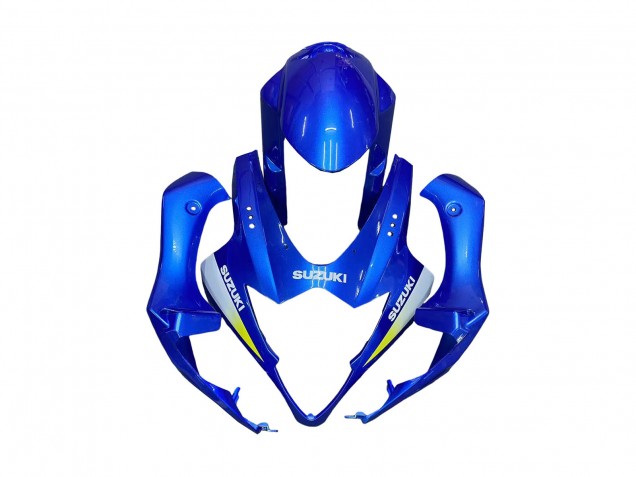 Erschwingliche Suzuki GSXR 1000 Motorrad Verkleidung 2005-2006 - Blau Gelb Rot Weiss