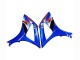 Erschwingliche Suzuki GSXR 1000 Motorrad Verkleidung 2007-2008 - Weiss Blau Schwarz Rot
