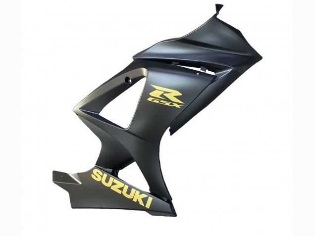 Erschwingliche Suzuki GSXR 1000 Motorrad Verkleidung 2007-2008 - Matt Schwarz Gold Aufkleber