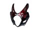 Erschwingliche Suzuki GSXR 1000 Motorrad Verkleidung 2007-2008 - Schwarz Rot Flamme