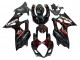 Erschwingliche Suzuki GSXR 1000 Motorrad Verkleidung 2007-2008 - Schwarz Rot Flamme