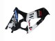 Erschwingliche Suzuki GSXR 1000 Motorrad Verkleidung 2007-2008 - Glanzendes Schwarz Weiss West