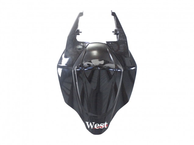 Erschwingliche Suzuki GSXR 1000 Motorrad Verkleidung 2007-2008 - Glanzendes Schwarz Weiss West