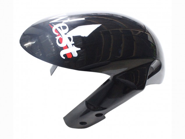 Erschwingliche Suzuki GSXR 1000 Motorrad Verkleidung 2007-2008 - Glanzendes Schwarz Weiss West