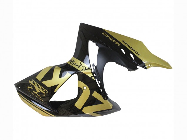 Erschwingliche Suzuki GSXR 1000 Motorrad Verkleidung 2009-2016 - Glanzendes Schwarz Gold