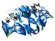 Erschwingliche Suzuki GSXR 1000 Motorrad Verkleidung 2009-2016 - Hellblau Grun Motul 29 Ecstar