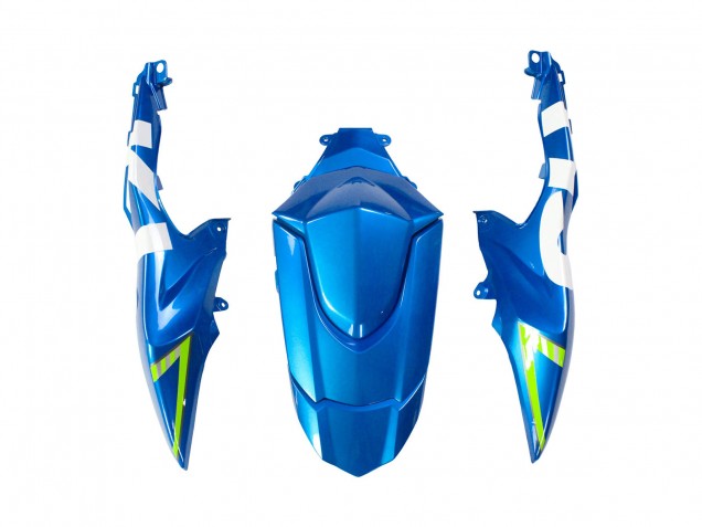 Erschwingliche Suzuki GSXR 1000 Motorrad Verkleidung 2009-2016 - Hellblau Grun Motul 29 Ecstar