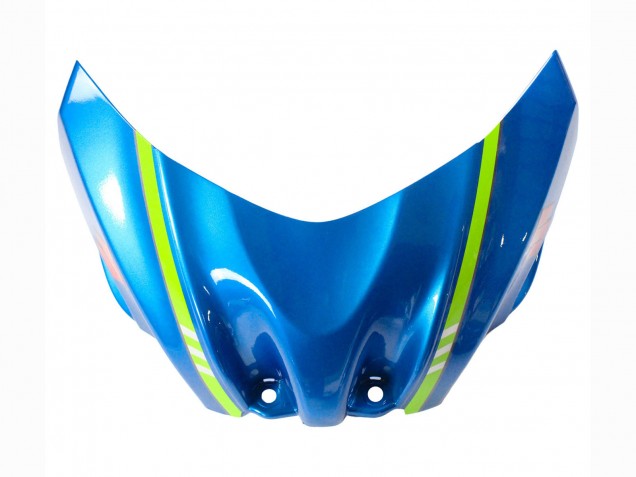 Erschwingliche Suzuki GSXR 1000 Motorrad Verkleidung 2009-2016 - Hellblau Grun Motul 29 Ecstar