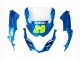 Erschwingliche Suzuki GSXR 1000 Motorrad Verkleidung 2009-2016 - Hellblau Grun Motul 29 Ecstar