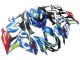 Erschwingliche Suzuki GSXR 1000 Motorrad Verkleidung 2009-2016 - Hellblau Grun Rot Motul
