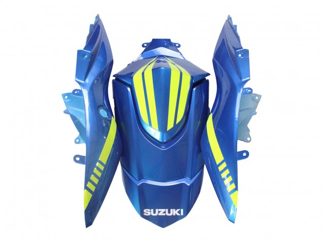Erschwingliche Suzuki GSXR 1000 Motorrad Verkleidung 2009-2016 - Hellblau Grun Rot Motul