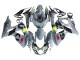 Erschwingliche Suzuki GSXR 1000 Motorrad Verkleidung 2009-2016 - Grau Neon Gelb Schwarz Motul