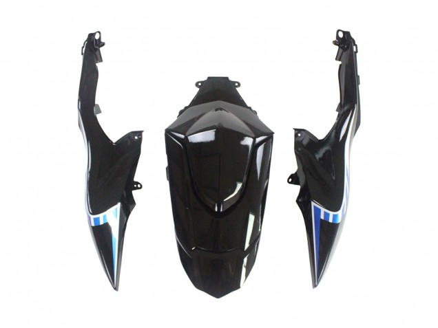 Erschwingliche Suzuki GSXR 1000 Motorrad Verkleidung 2009-2016 - Matt Schwarz Weiss Blau
