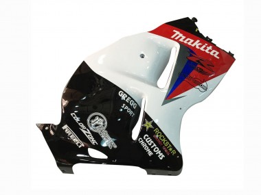 Erschwingliche Suzuki GSXR 1300 Hayabusa Motorrad Verkleidung 1996-2007 - Weiss Blau Rot Makita Schwarz