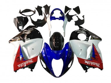 Erschwingliche Suzuki GSXR 1300 Hayabusa Motorrad Verkleidung 1996-2007 - Weiss Blau Rot Makita Schwarz