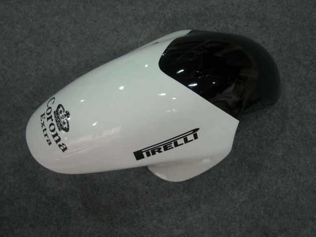 Erschwingliche Suzuki GSXR 1300 Hayabusa Motorrad Verkleidung 1996-2007 - Weiss Schwarz Corona