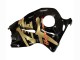 Erschwingliche Suzuki GSXR 1300 Hayabusa Motorrad Verkleidung 1996-2007 - Glanzendes Schwarz Gold Hayabusa