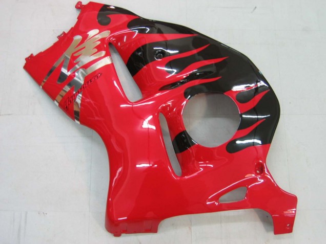 Erschwingliche Suzuki GSXR 1300 Hayabusa Motorrad Verkleidung 1996-2007 - Rot Schwarz