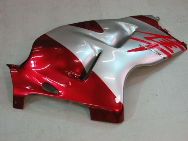Erschwingliche Suzuki GSXR 1300 Hayabusa Motorrad Verkleidung 1996-2007 - Silber Rot Hayabusa