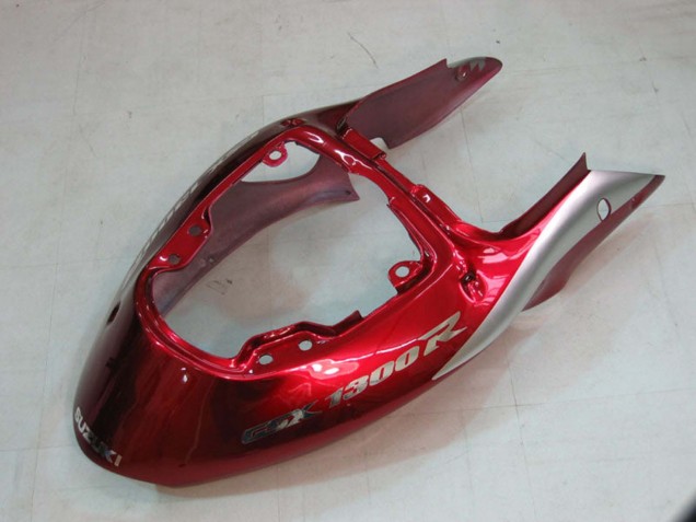 Erschwingliche Suzuki GSXR 1300 Hayabusa Motorrad Verkleidung 1996-2007 - Silber Rot Hayabusa