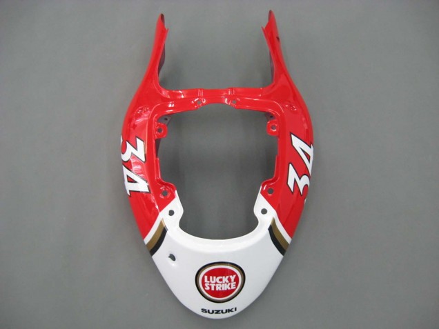 Erschwingliche Suzuki GSXR 1300 Hayabusa Motorrad Verkleidung 1996-2007 - Weiss Rot Motul