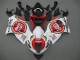 Erschwingliche Suzuki GSXR 1300 Hayabusa Motorrad Verkleidung 1996-2007 - Weiss Rot Motul