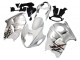 Erschwingliche Suzuki GSXR 1300 Hayabusa Motorrad Verkleidung 1996-2007 - Weiss Silber Hayabusa