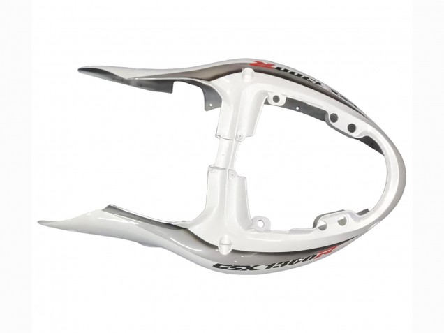 Erschwingliche Suzuki GSXR 1300 Hayabusa Motorrad Verkleidung 1996-2007 - Weiss Silber Hayabusa