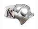 Erschwingliche Suzuki GSXR 1300 Hayabusa Motorrad Verkleidung 1996-2007 - Weiss Silber Hayabusa