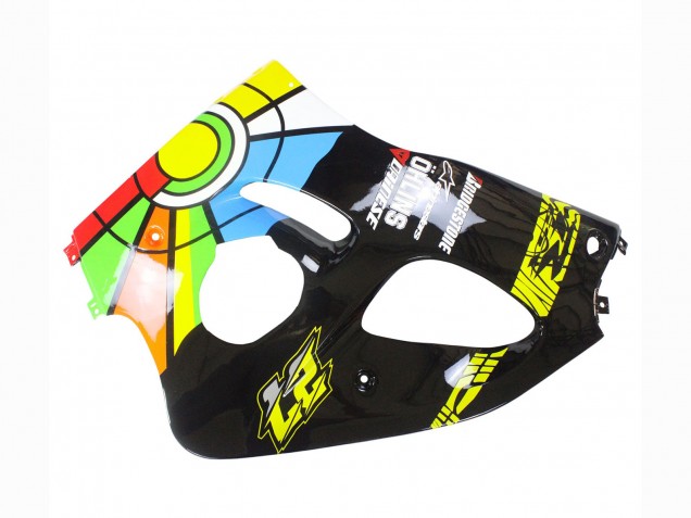 Erschwingliche Suzuki GSXR 600 / GSXR 750 Motorrad Verkleidung 1996-2000 - Schwarz Mehrfarbig 27