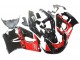 Erschwingliche Suzuki GSXR 600 / GSXR 750 Motorrad Verkleidung 1996-2000 - Schwarz Rot