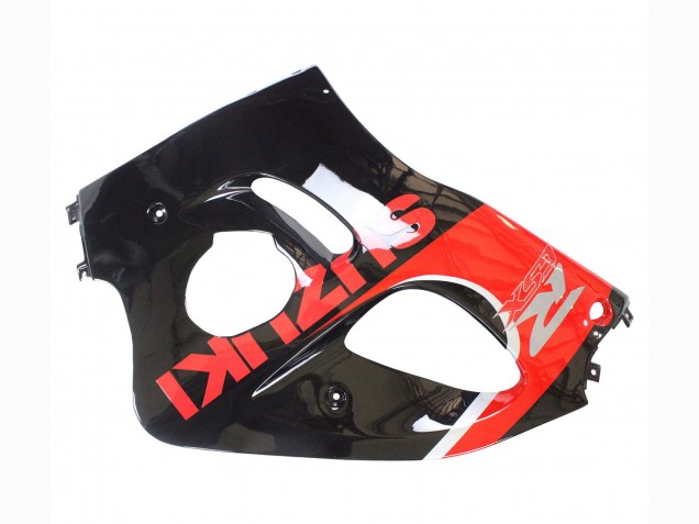 Erschwingliche Suzuki GSXR 600 / GSXR 750 Motorrad Verkleidung 1996-2000 - Schwarz Rot