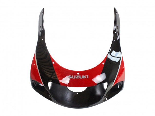 Erschwingliche Suzuki GSXR 600 / GSXR 750 Motorrad Verkleidung 1996-2000 - Schwarz Rot