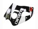 Erschwingliche Suzuki GSXR 600 / GSXR 750 Motorrad Verkleidung 1996-2000 - Schwarz Weiss