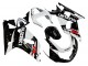 Erschwingliche Suzuki GSXR 600 / GSXR 750 Motorrad Verkleidung 2001-2003 - Weiss Glanzendes Schwarz Rot