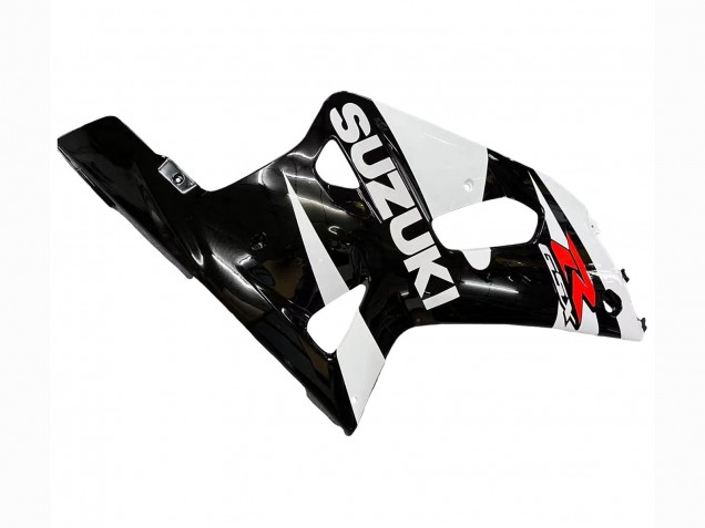 Erschwingliche Suzuki GSXR 600 / GSXR 750 Motorrad Verkleidung 2001-2003 - Weiss Glanzendes Schwarz Rot