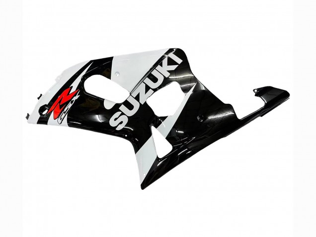 Erschwingliche Suzuki GSXR 600 / GSXR 750 Motorrad Verkleidung 2001-2003 - Weiss Glanzendes Schwarz Rot