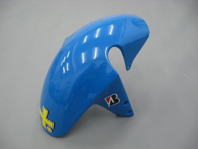 Erschwingliche Suzuki GSXR 600 / GSXR 750 Motorrad Verkleidung 2001-2003 - Blau Gelb Schwarz Motul Rizla