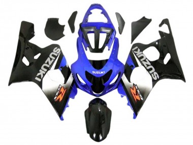 Erschwingliche Suzuki GSXR 600 / GSXR 750 Motorrad Verkleidung 2004-2005 - Blau Schwarz