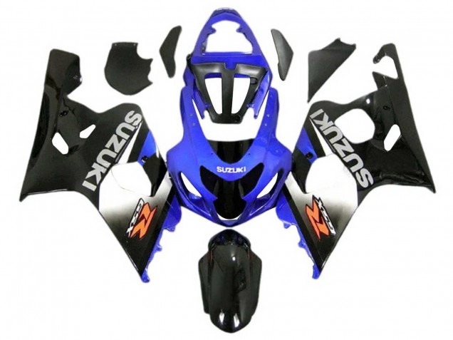 Erschwingliche Suzuki GSXR 600 / GSXR 750 Motorrad Verkleidung 2004-2005 - Blau Schwarz
