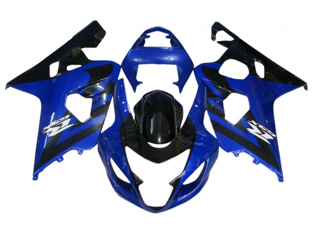 Erschwingliche Suzuki GSXR 600 / GSXR 750 Motorrad Verkleidung Kit 2004-2005 - Blau Schwarz