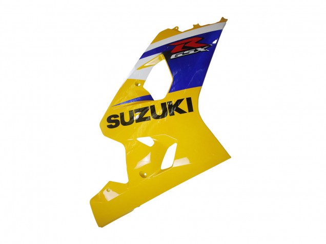 Erschwingliche Suzuki GSXR 600 / GSXR 750 Motorrad Verkleidung 2004-2005 - Gelb Weiss Blau Schwarz