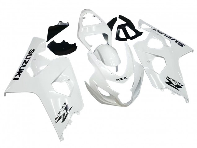 Erschwingliche Suzuki GSXR 600 / GSXR 750 Motorrad Verkleidung 2004-2005 - Perl Weiss