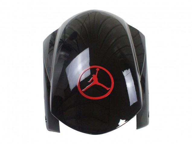 Erschwingliche Suzuki GSXR 600 / GSXR 750 Motorrad Verkleidung 2004-2005 - Glanzendes Schwarz Rot Jordan Michelin