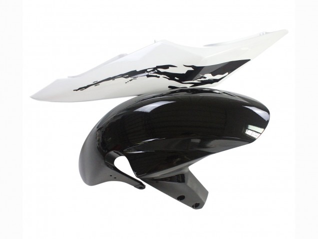 Erschwingliche Suzuki GSXR 600 / GSXR 750 Motorrad Verkleidung 2004-2005 - Weiss Schwarz