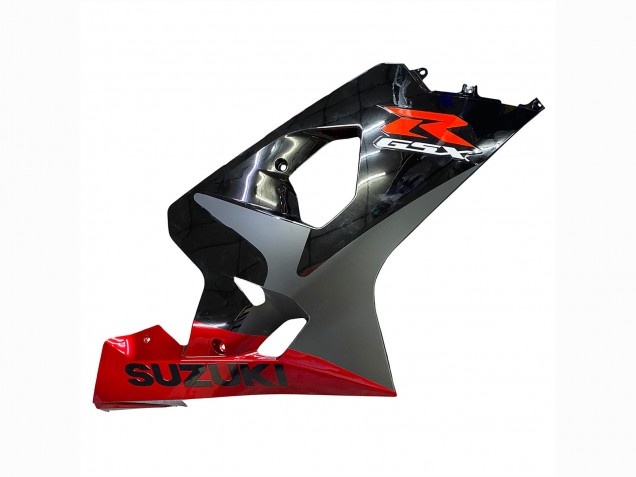 Erschwingliche Suzuki GSXR 600 / GSXR 750 Motorrad Verkleidung 2004-2005 - Schwarz Grau Rot
