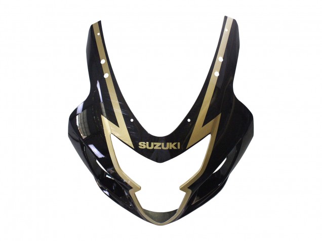 Erschwingliche Suzuki GSXR 600 / GSXR 750 Motorrad Verkleidung 2004-2005 - Glanzendes Schwarz Gold Corona